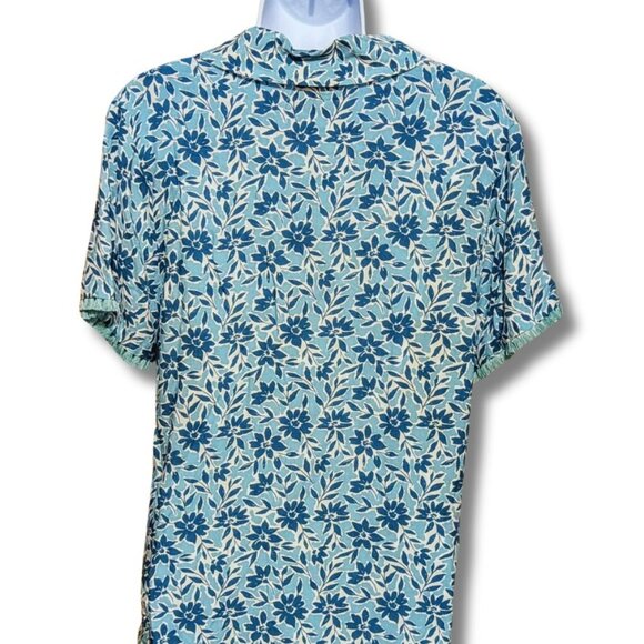 NEW - WONDERLY LOUNGE / SLEEPWEAR WITH FRINGED SLEEVES AND 3 BUTTON TOP (71443) - Picture 5 of 9